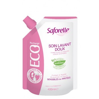 Saforelle Soin Lavant Doux Ecorecharge 400 ml