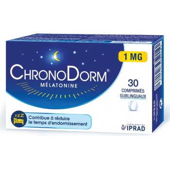 ChronoDorm Mélatonine 30 Comprimés Sublinguaux
