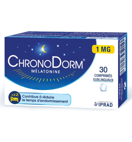 ChronoDorm Mélatonine 30 Comprimés Sublinguaux