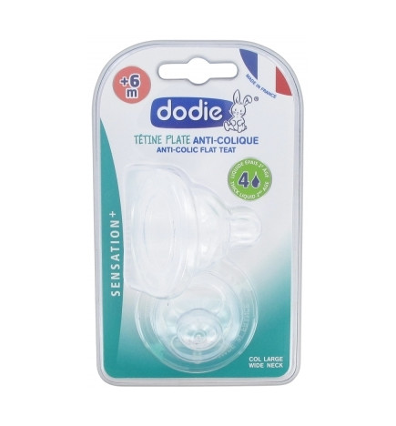 Dodie Sensation+ Tétines Plates Débit 4 x 2