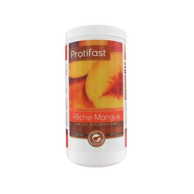 Protifast Hyperproteine Boisson Pêche Mangue Pot 500 g