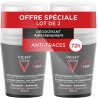 Vichy Homme Déodorant bille 72H 2 x 50 ml