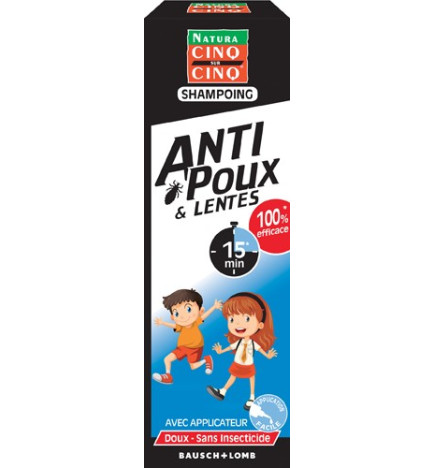 Cinq sur Cinq Natura Anti-poux & Lentes Shampoing 100 ml