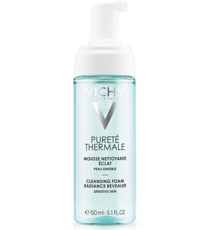 Vichy – Pureté Thermale mousse nettoyante éclat, 150 ml