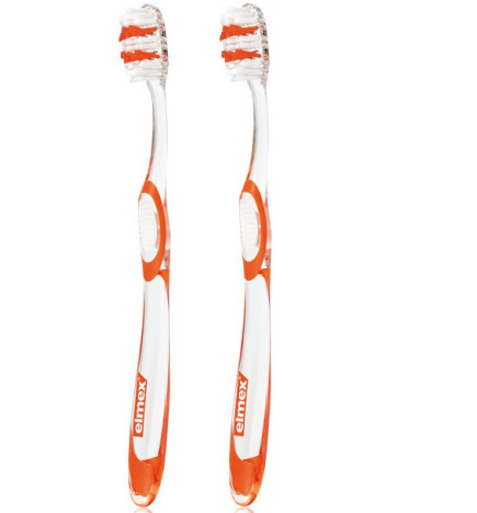 Elmex Brosse à Dent Protection Caries Médium x 2