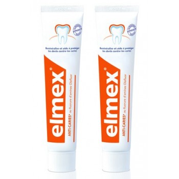 Elmex Dentifrice Anti-caries 2 x 75 ml