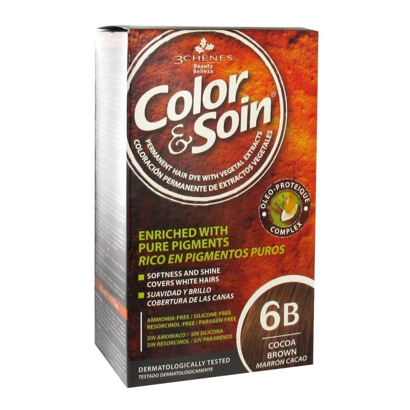 les 3 Chenes Color et Soin 6B Marron Cacao