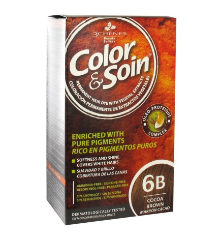 les 3 Chenes Color et Soin 6B Marron Cacao