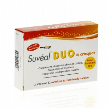 Suvéal Duo Vision A Croquer 90 Comprimés