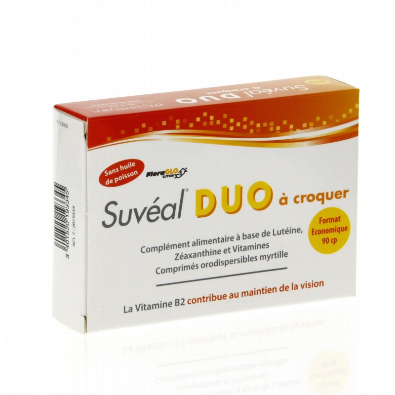 Suvéal Duo Vision A Croquer 90 Comprimés