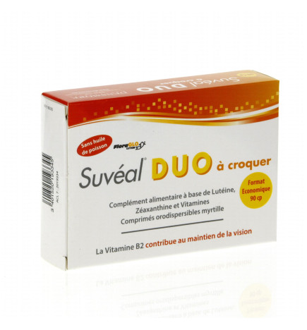 Suvéal Duo Vision A Croquer 90 Comprimés