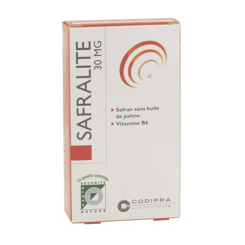 Codifra Safralité 30mg - Humeur 28 Gélules