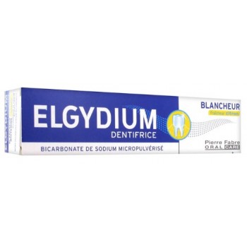 Elgydium Dentifrice Blancheur Fraîcheur Citron 75 ml