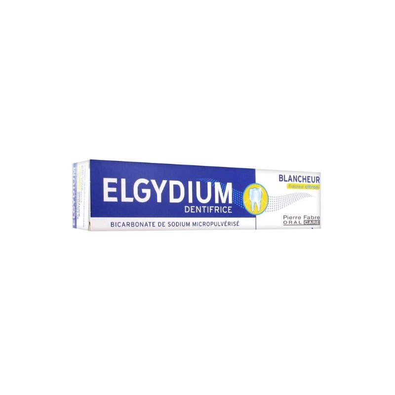 Elgydium Dentifrice Blancheur Fraîcheur Citron 75 ml