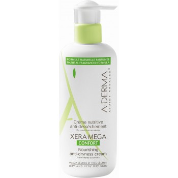 Aderma Xera-Mega Confort crème nutritive anti-dessèchement 400 ml