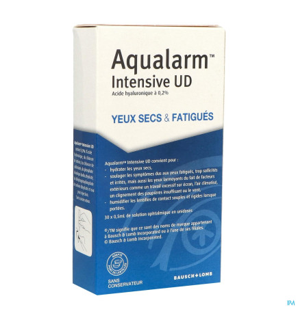 BAUSCH&LOMB – Aqualarm Intensive UD, 30 x 0,5 ml