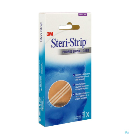 STERISTRIP – Bandelette Adhésive Pour Suture Stérile, 6 mm x 100 mm x10