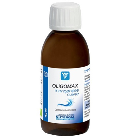 Nutergia Oligomax Manganèse-Cuivre 150 ml