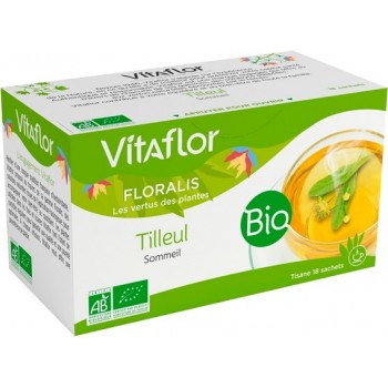 Vitaflor floralis tisane Bio Tilleul 18 Sachets