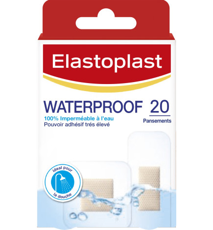 Elastoplast – Pansements Waterproof 20 pansements