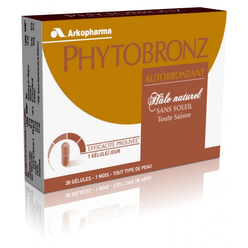 Arkopharma Phytobronz Autobronzant 30 gélules