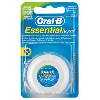 Oral-B Essential Floss Fil Dentaire Ciré 50 m