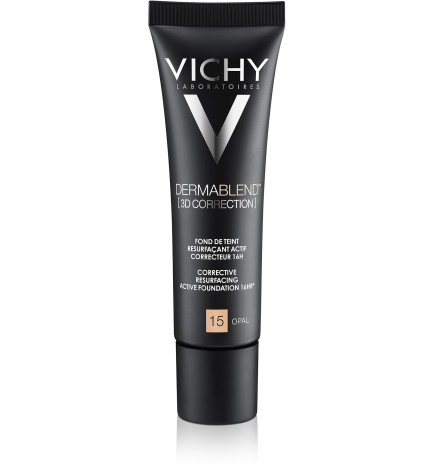 Vichy – Dermablend 3D Correction fond de teint resurfaçant, 30 ml – teinte 15 Opal