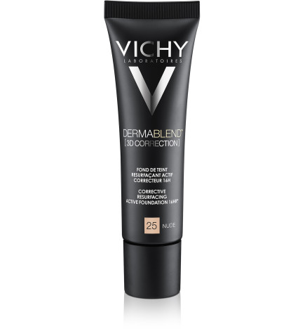 Vichy – Dermablend 3D Correction fond de teint resurfaçant, 30 ml – teinte 25 Nude