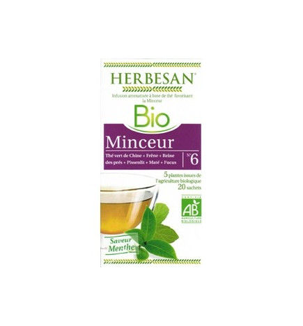 Herbesan infusion Bio Minceur 20 Sachets