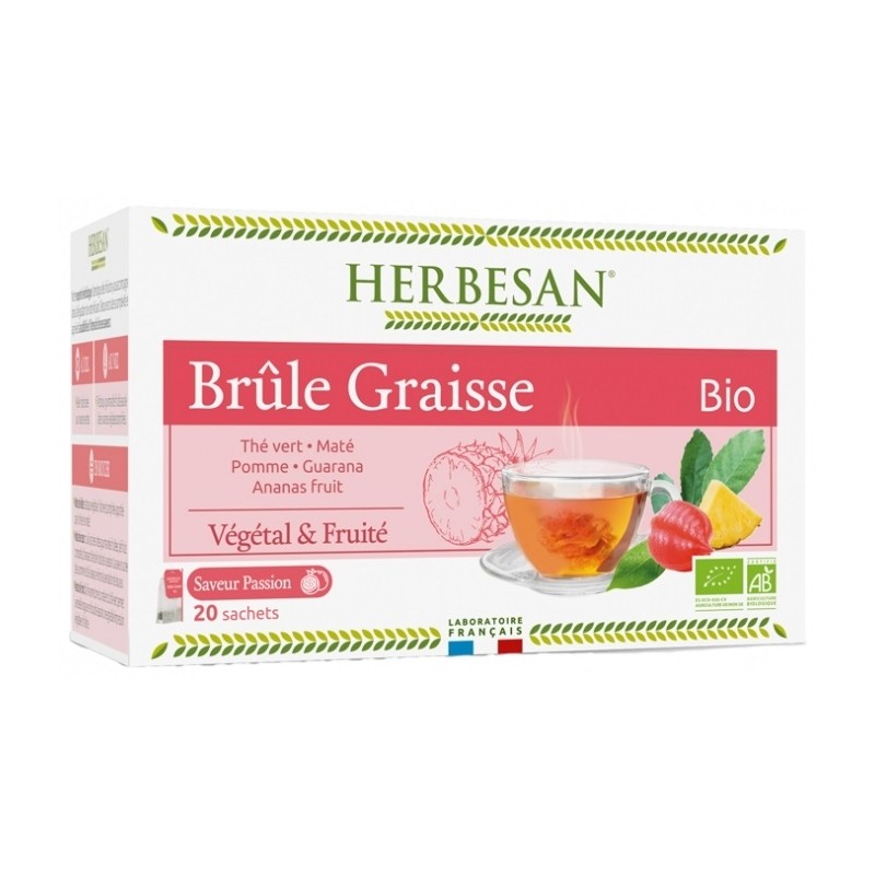 Herbesan Infusion Bio Brûle-Graisse 20 Sachets