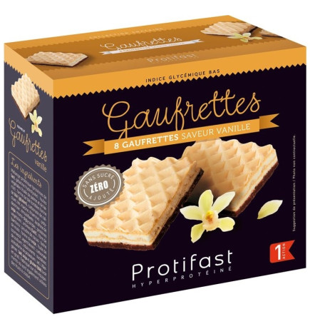 Protifast 4:Pm Gaufrettes Vanille x 8