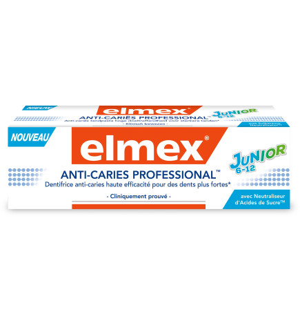 Elmex Dentifrice Anti-Caries Professional Junior 75 ml