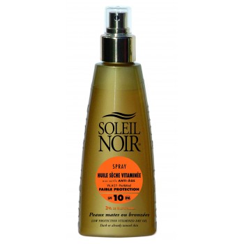 Soleil Noir Huile Sèche Vitaminée Spf 10 Spray 150 ml