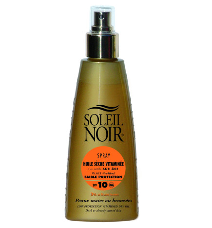 Soleil Noir Huile Sèche Vitaminée Spf 10 Spray 150 ml