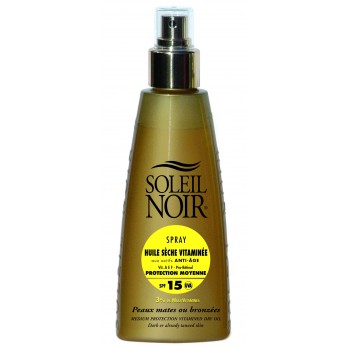 Soleil Noir Huile Sèche Vitaminée Spf 15 Spray 150 ml