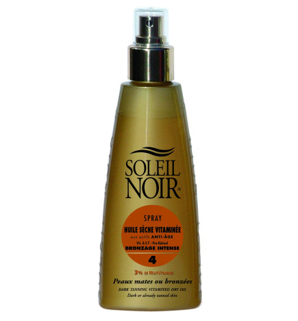 Soleil Noir Huile Sèche Vitaminée Spf 4 Spray 150 ml