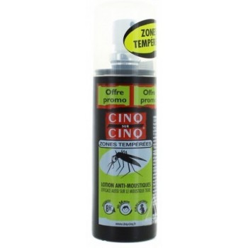 Cinq Sur Cinq Lotion Anti-moustiques Zones Tempérées 100 ml