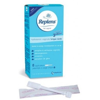 Replens Gel Vaginal 8 applicateurs Préremplis