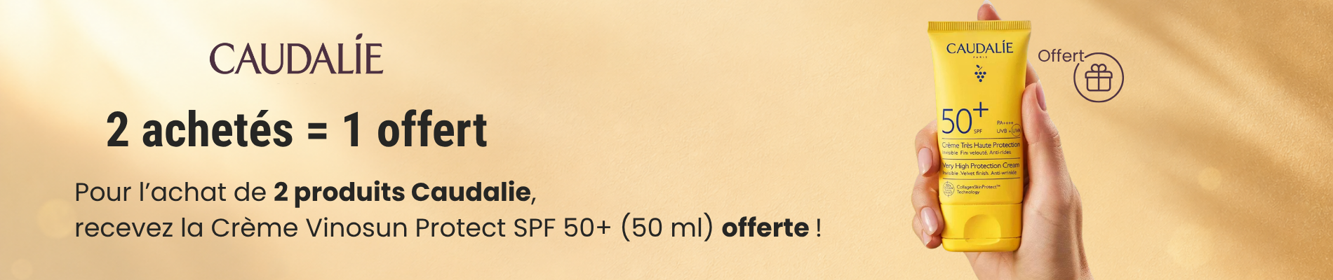 Caudalie 2+1 offert